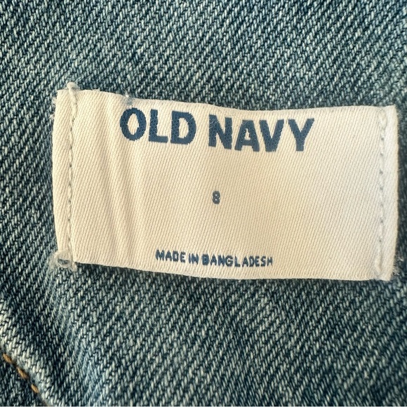 Old Navy Women’s Denim Overalls Size 8 EUC - Picture 3 of 4